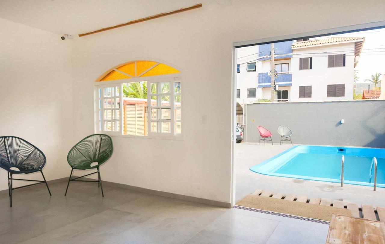 Sea Wolf Hostel - Lagoa Da Conceicao ฟลอเรียนอโปลิส ภายนอก รูปภาพ